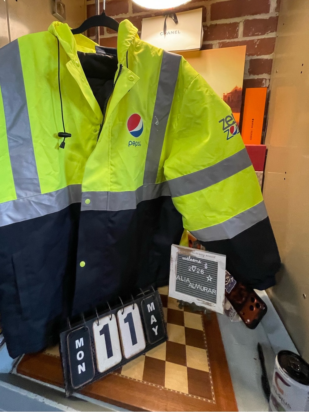 PEPSI ZERO ZONE HIGHLY REFLECTIVE FLEECE STADIUM JACKET